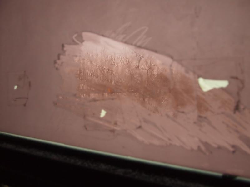 bus windows completely frozen